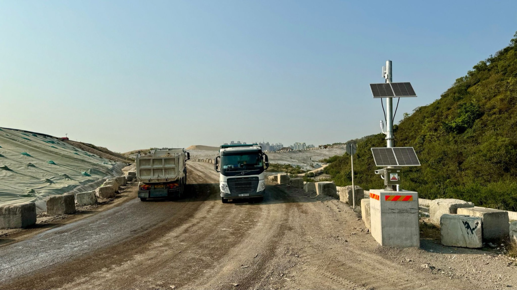 RoadKeeper roadside monitoring equipment at Veolia's SENTX site