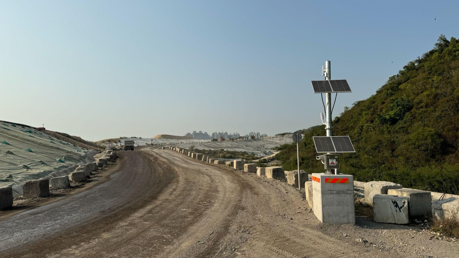 Solar-powered camera and communications equipment